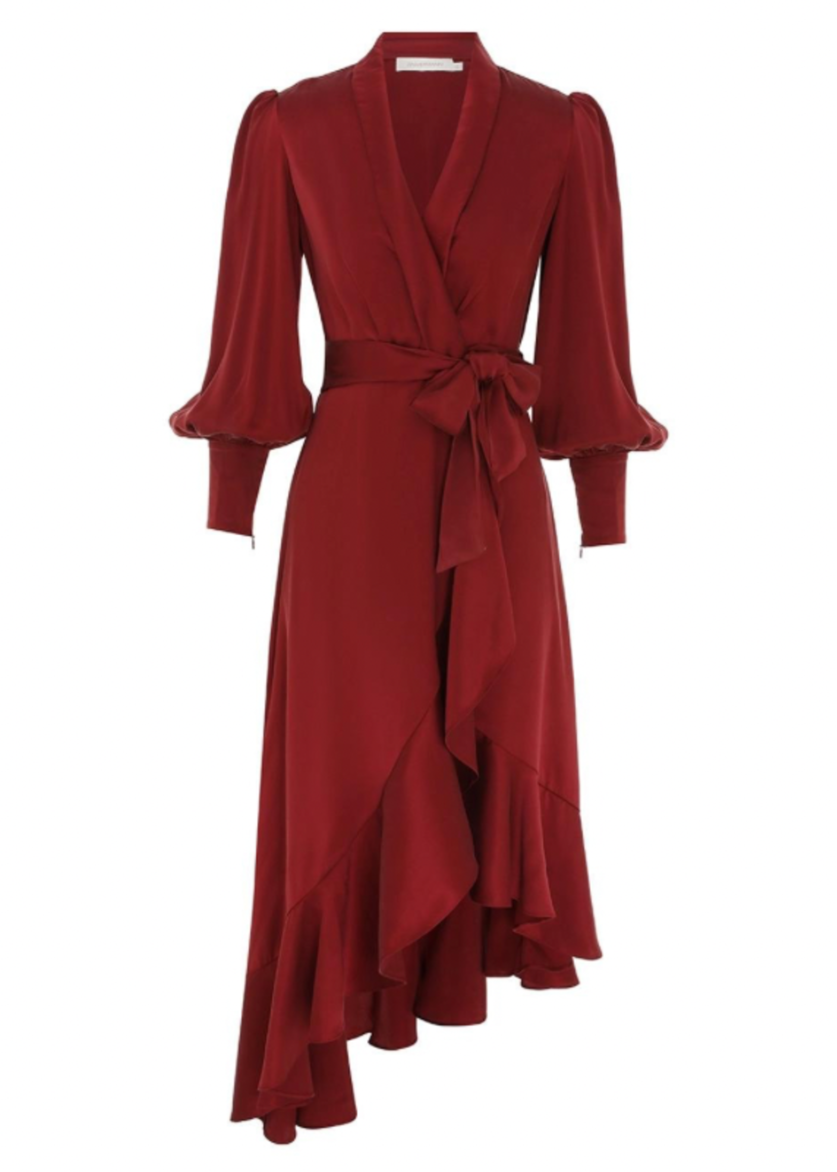 ZIMMERMANN SILK WRAP DRESS