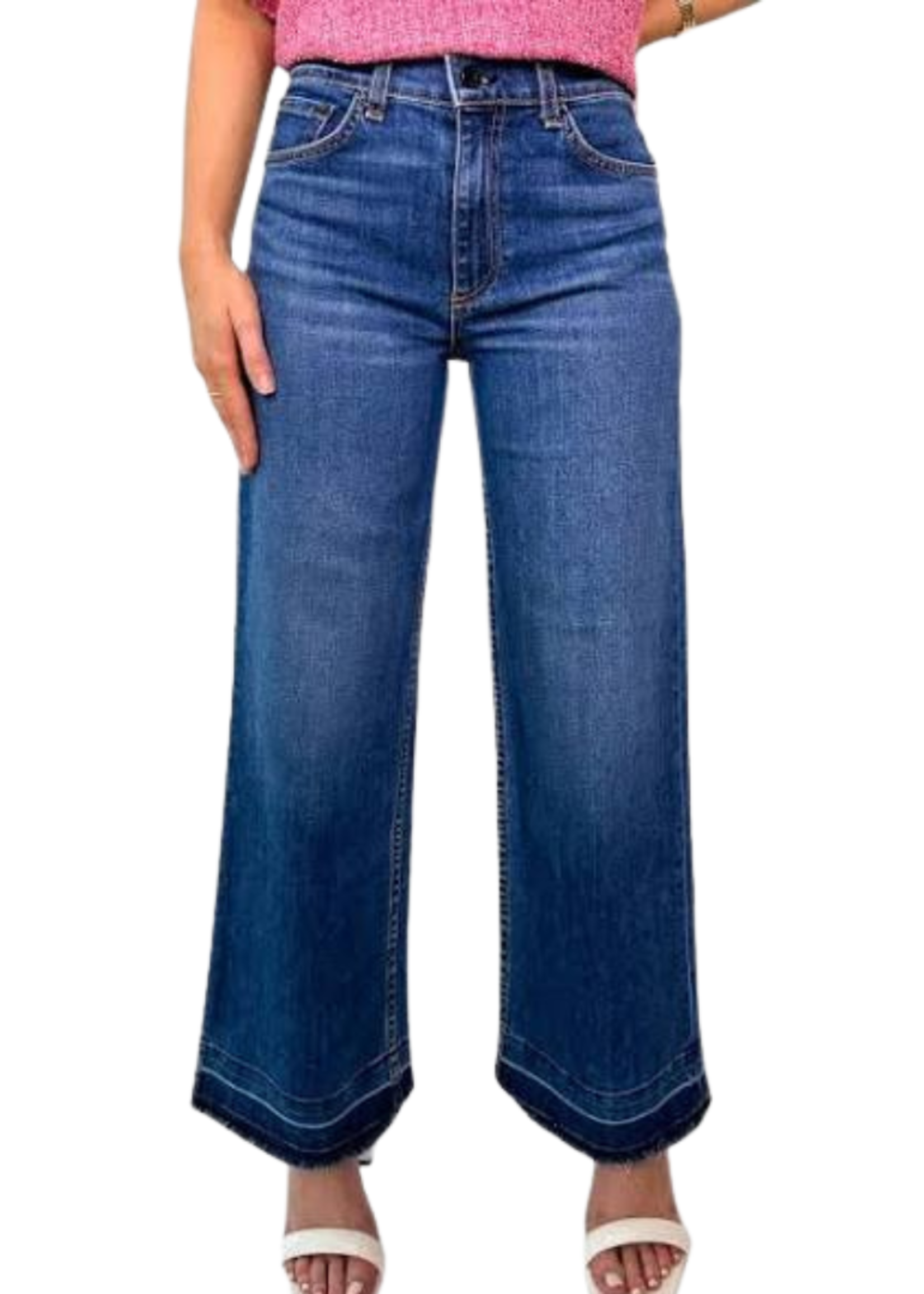 ASKKNY CROP WIDE LEG