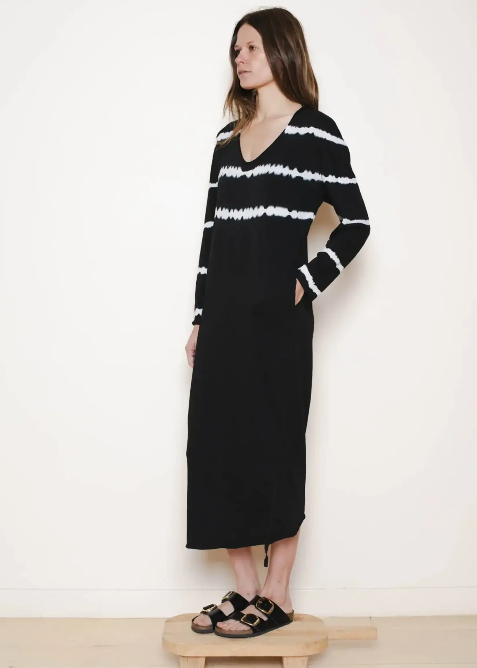 RAQUEL ALLEGRA LONG SLEEVE COCOON DRESS