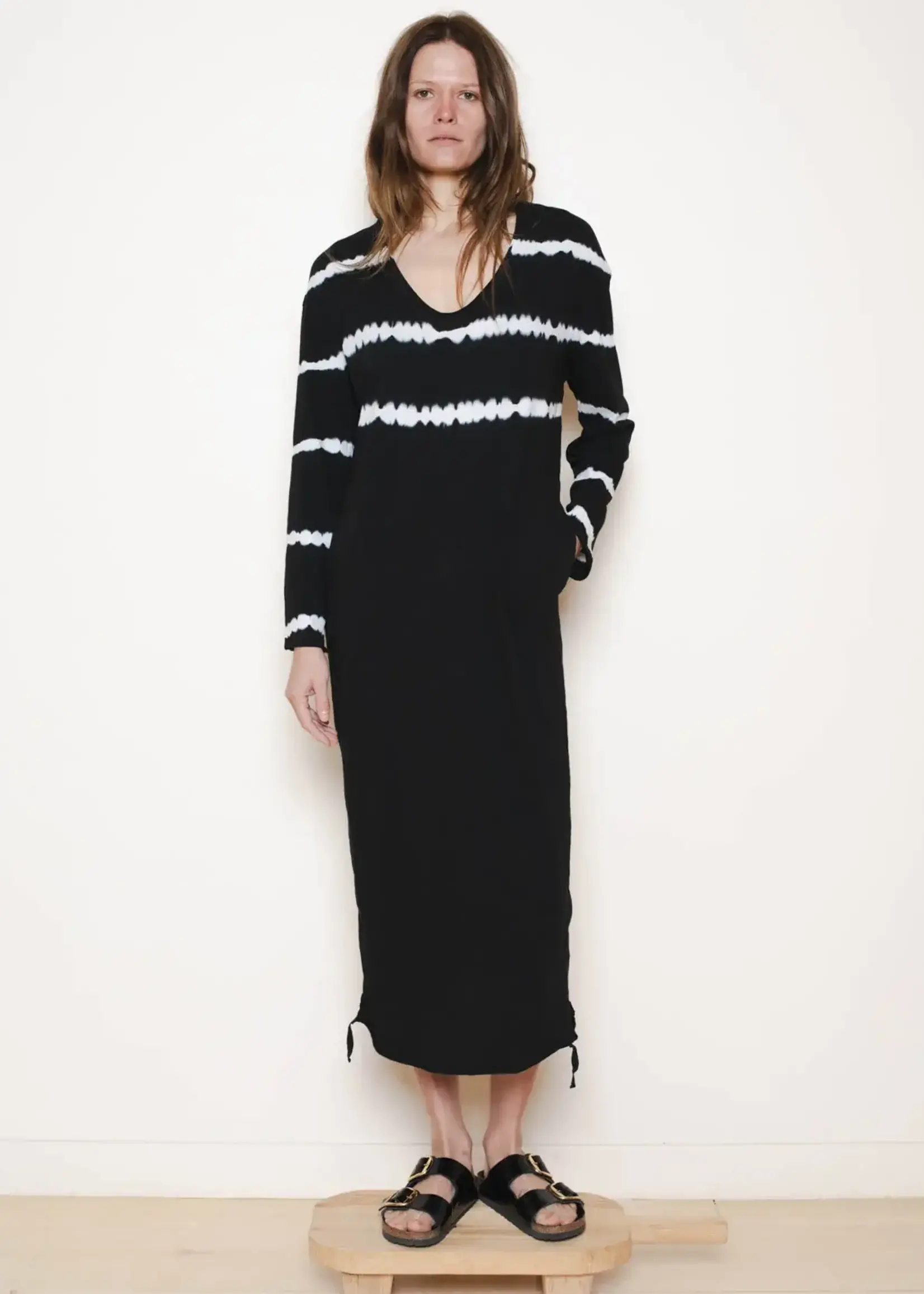 RAQUEL ALLEGRA LONG SLEEVE COCOON DRESS
