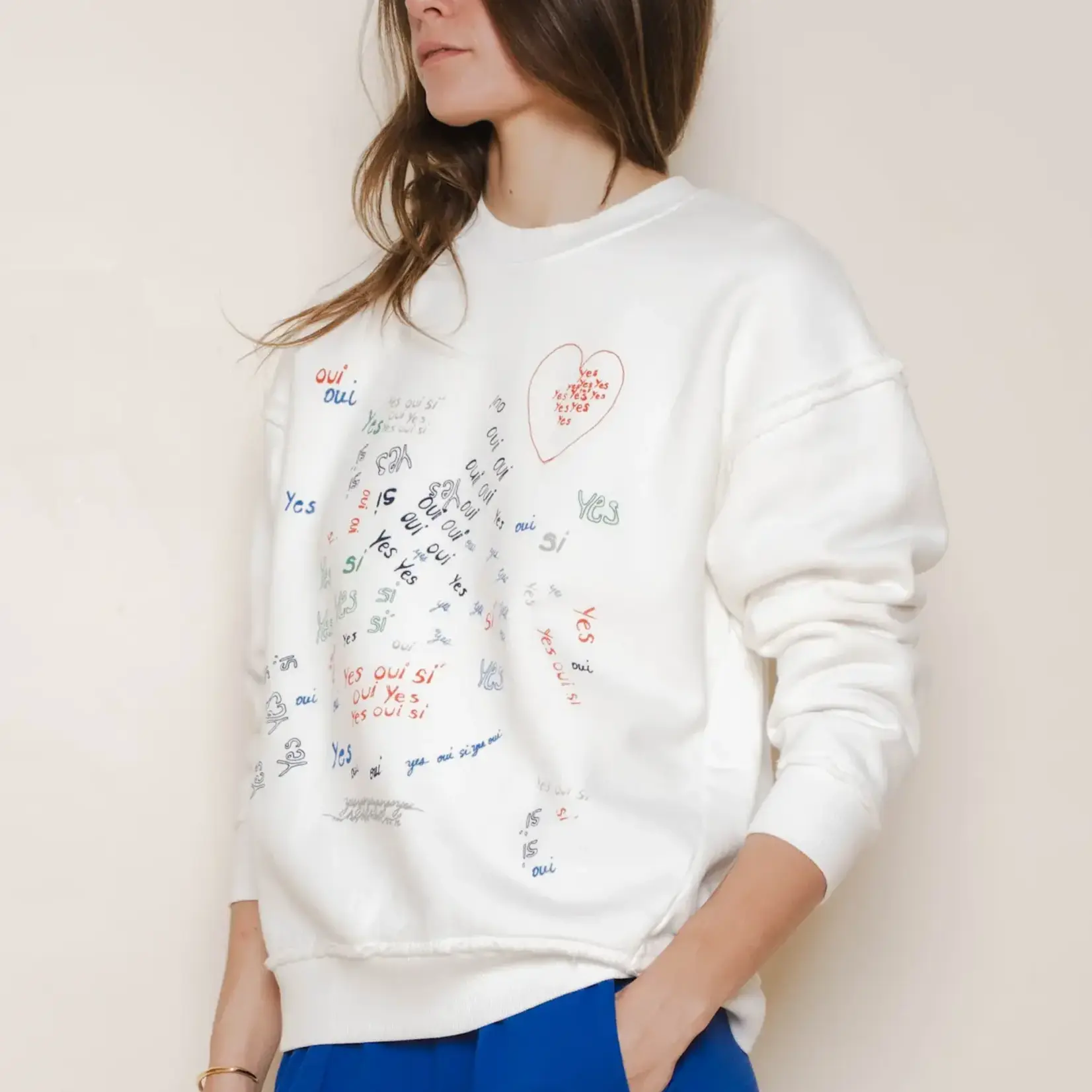 RAQUEL ALLEGRA HESPERIA SWEATSHIRT