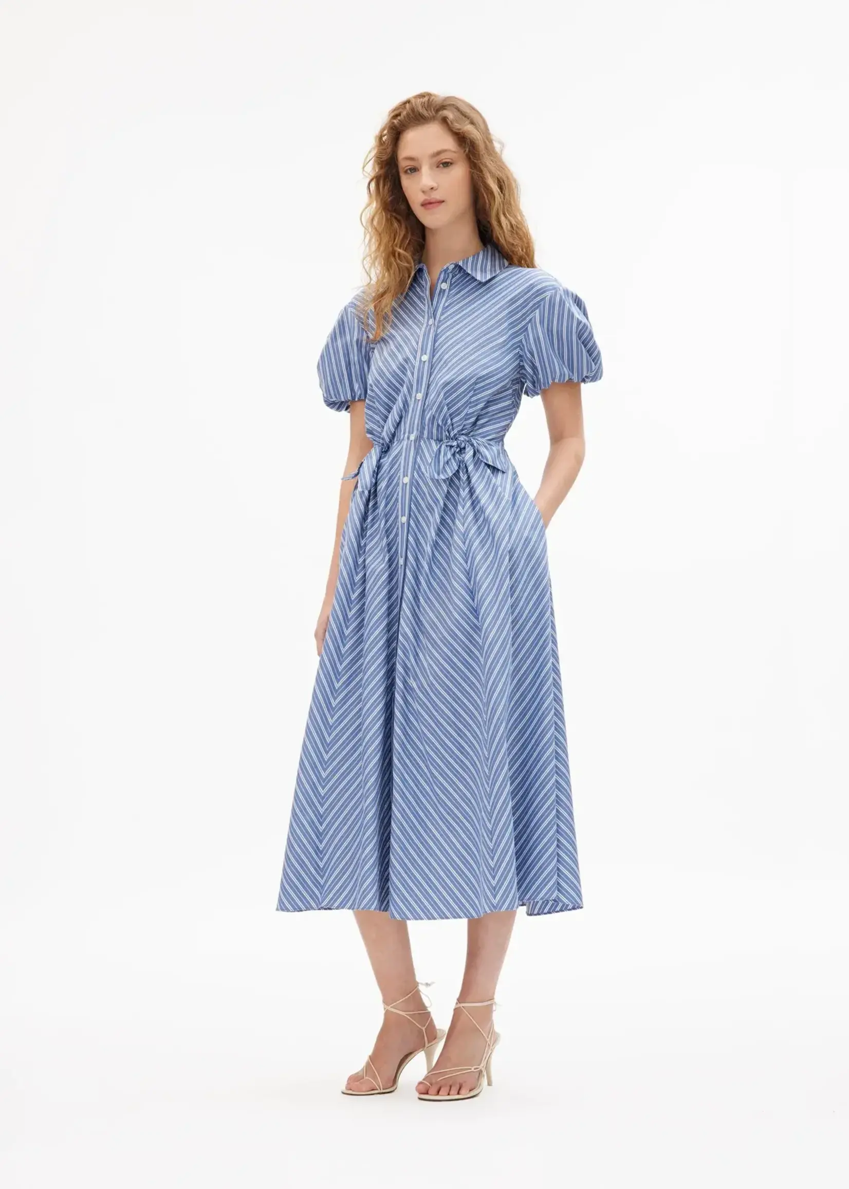 TANYA TAYLOR ELZA MIDI DRESS