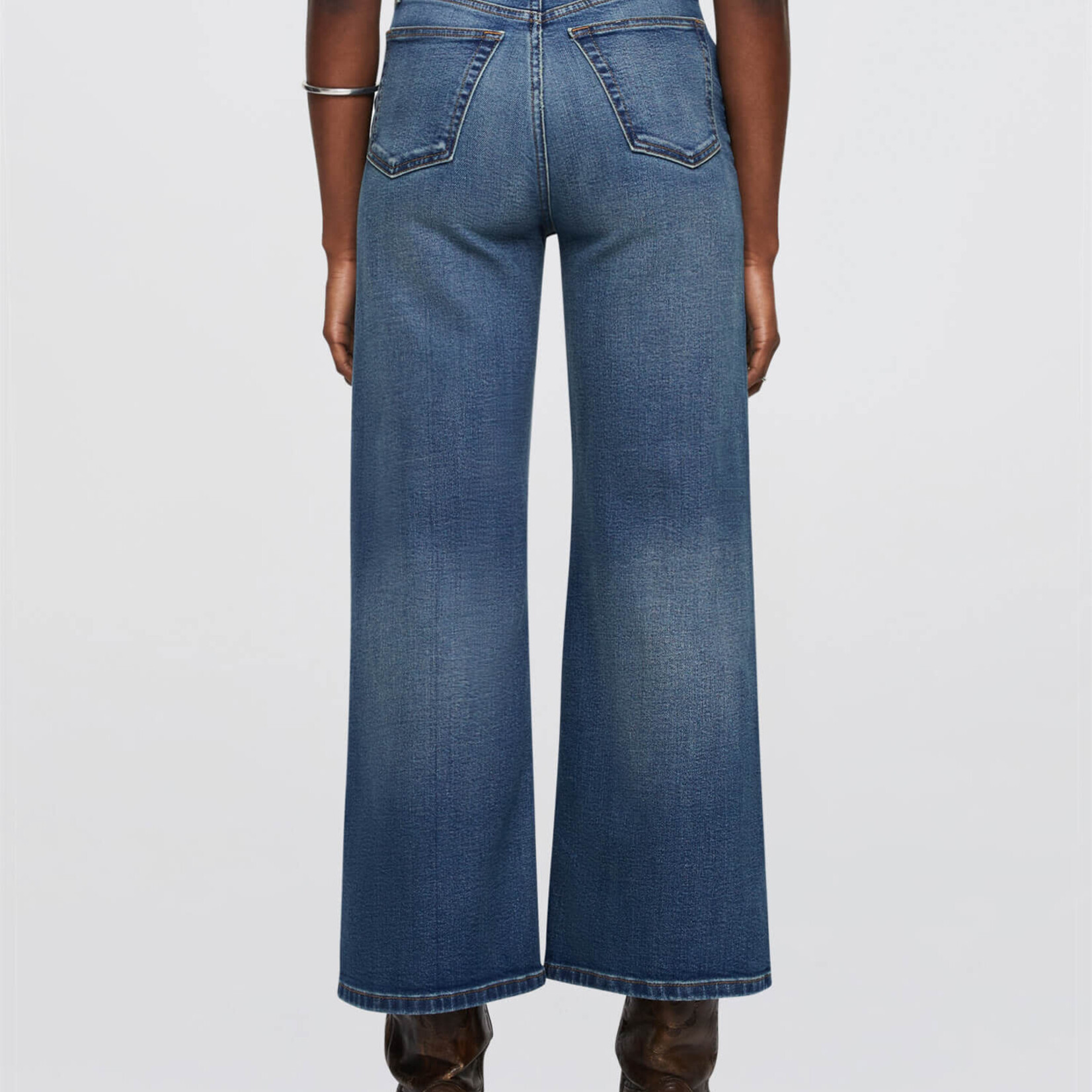 RE/DONE HIGH RISE WIDE LEG CROP