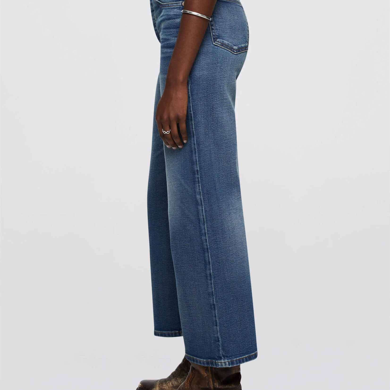 RE/DONE HIGH RISE WIDE LEG CROP