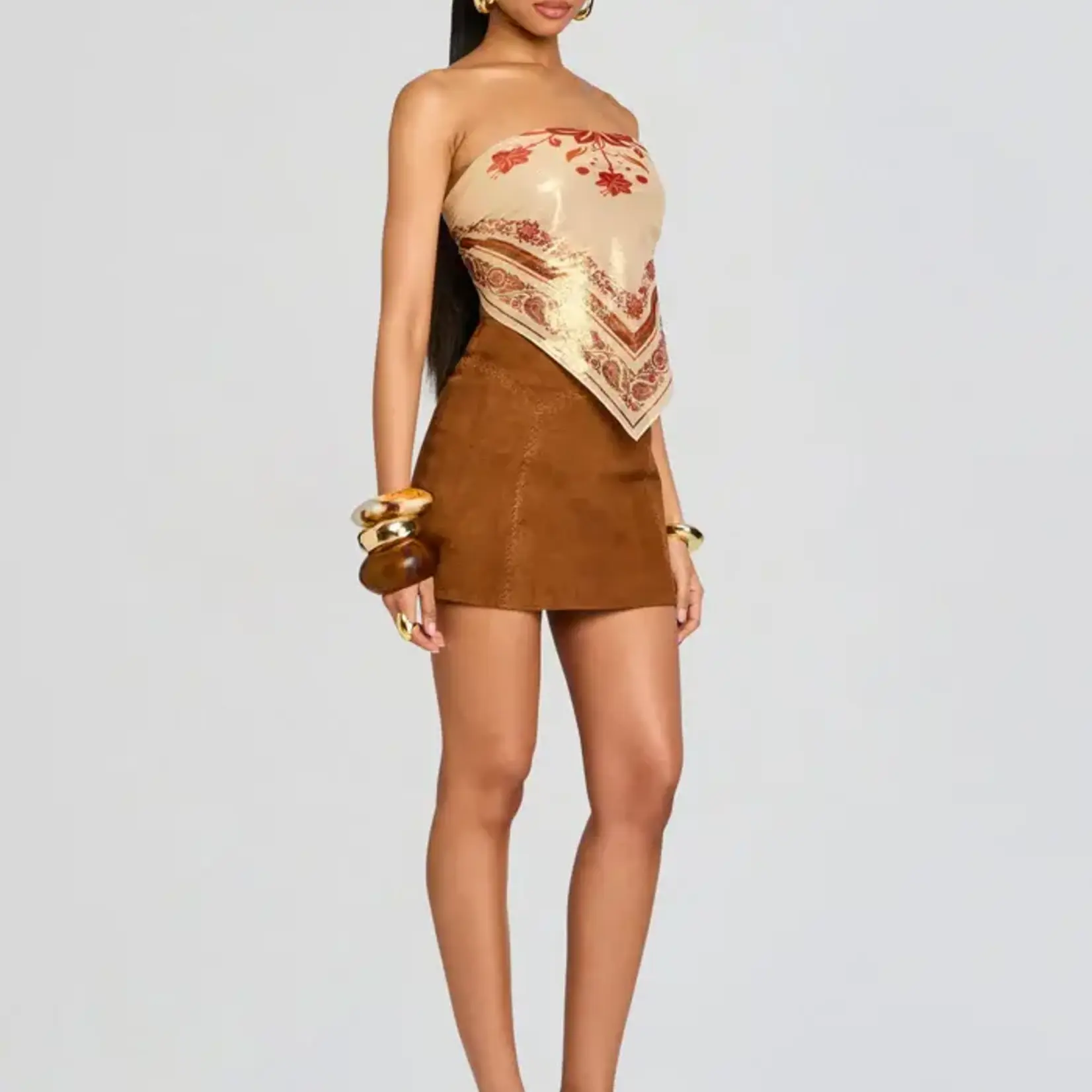 RETROFETE JUANA SUEDE SKIRT