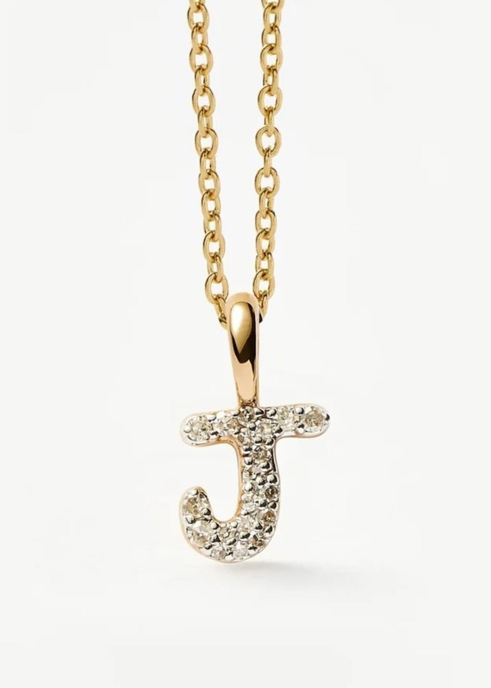 MISSOMA FINE DIAMOND INITIAL MINI PENDANT NECKALCE