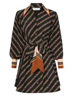ZIMMERMANN TUCK MINI SHIRT DRESS