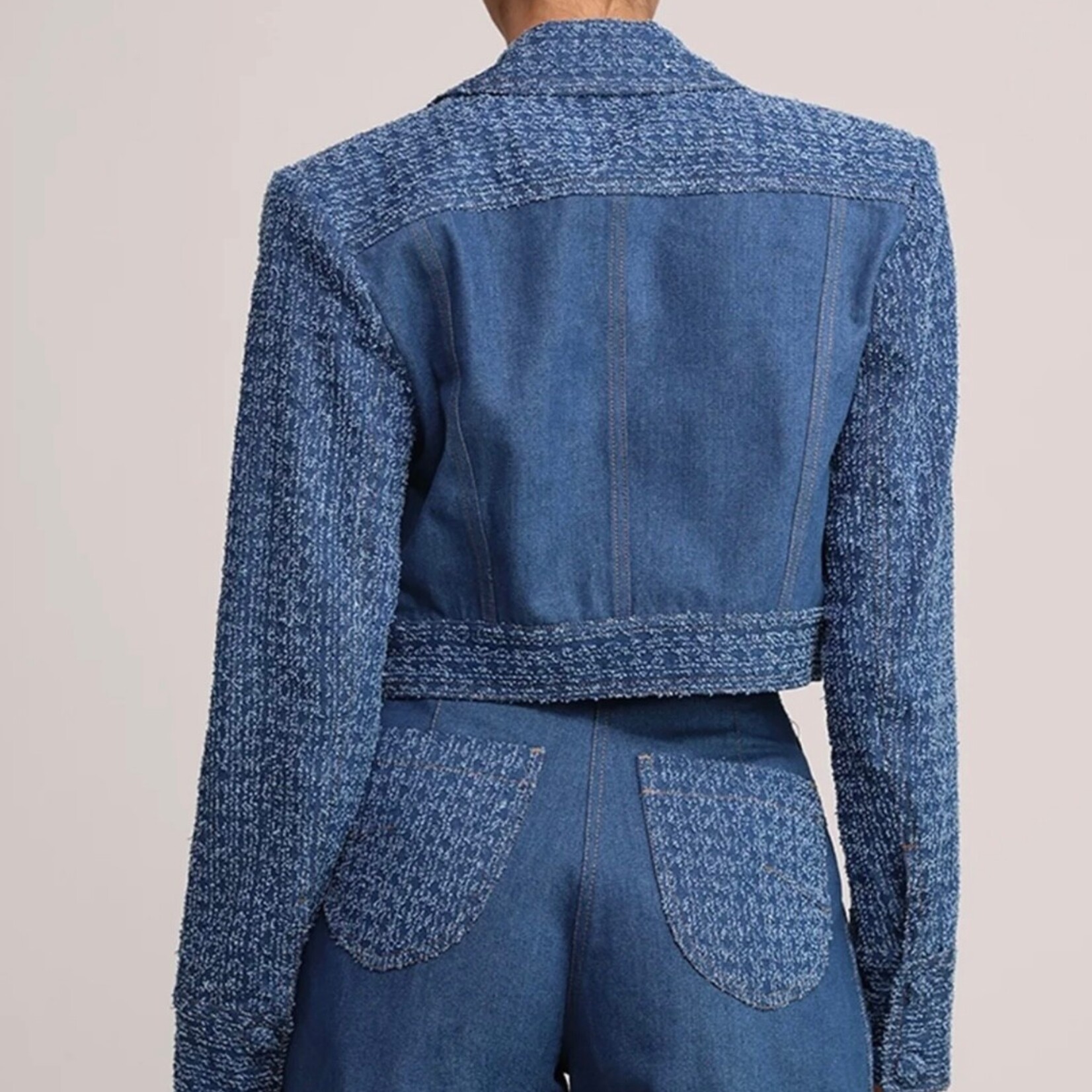 SABINA MUSAYEV GRAY BERMUDA SHORTS