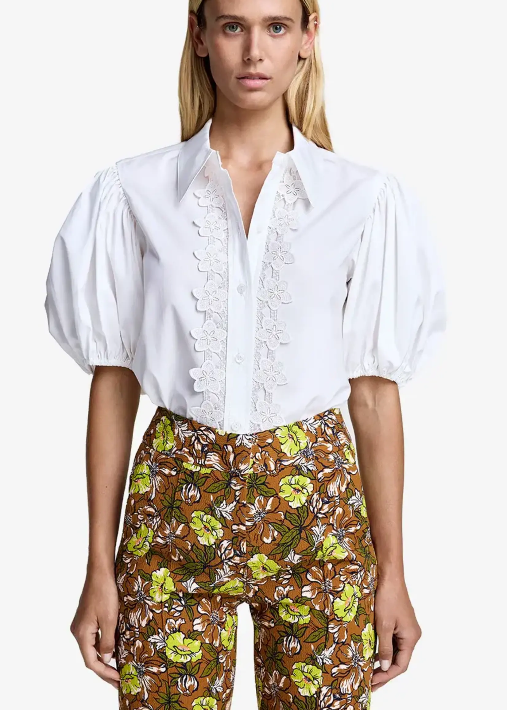 SMYTHE POUF SHORT SLEEVE SHIRT