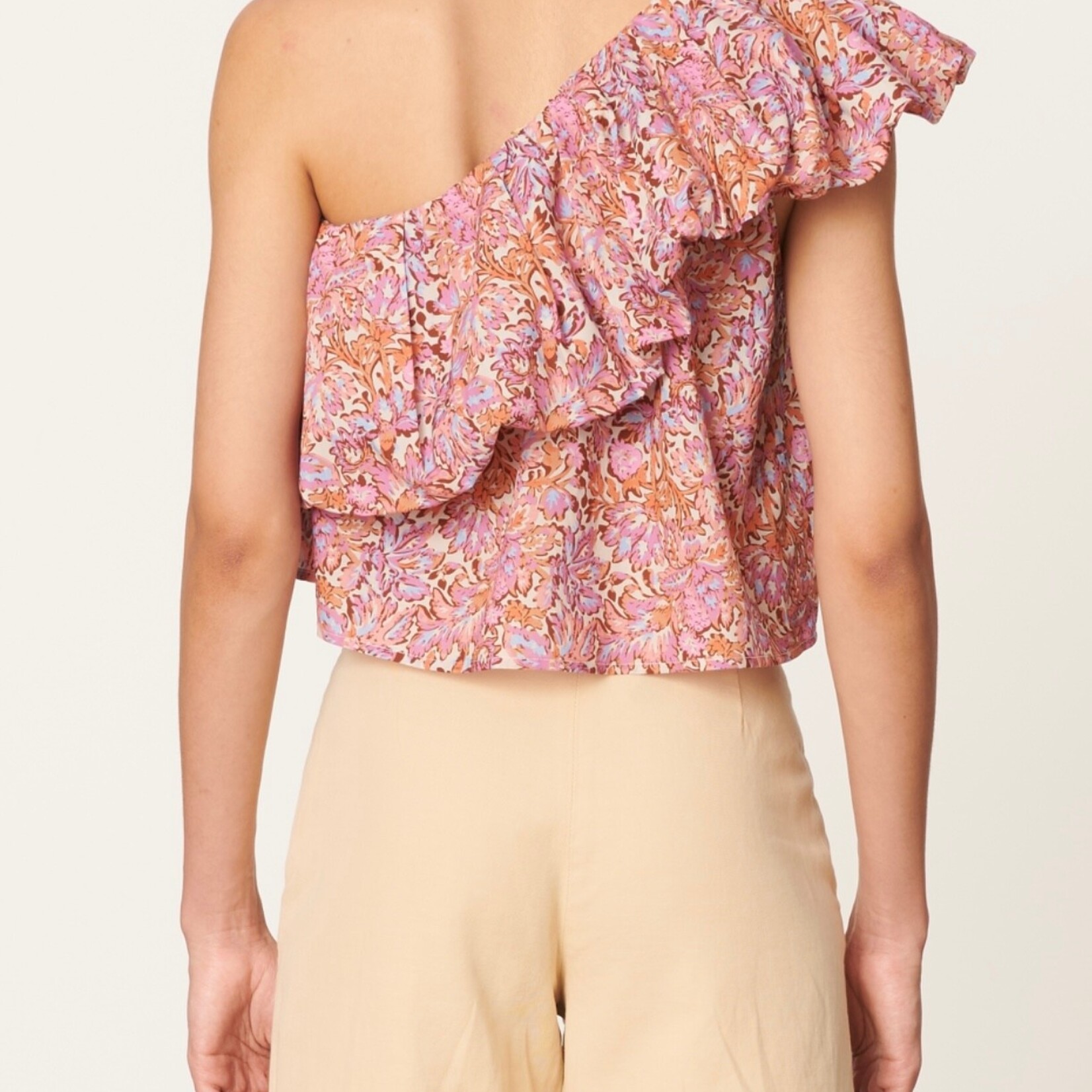 VANESSA BRUNO EOLIA ONE SHOULDER TOP