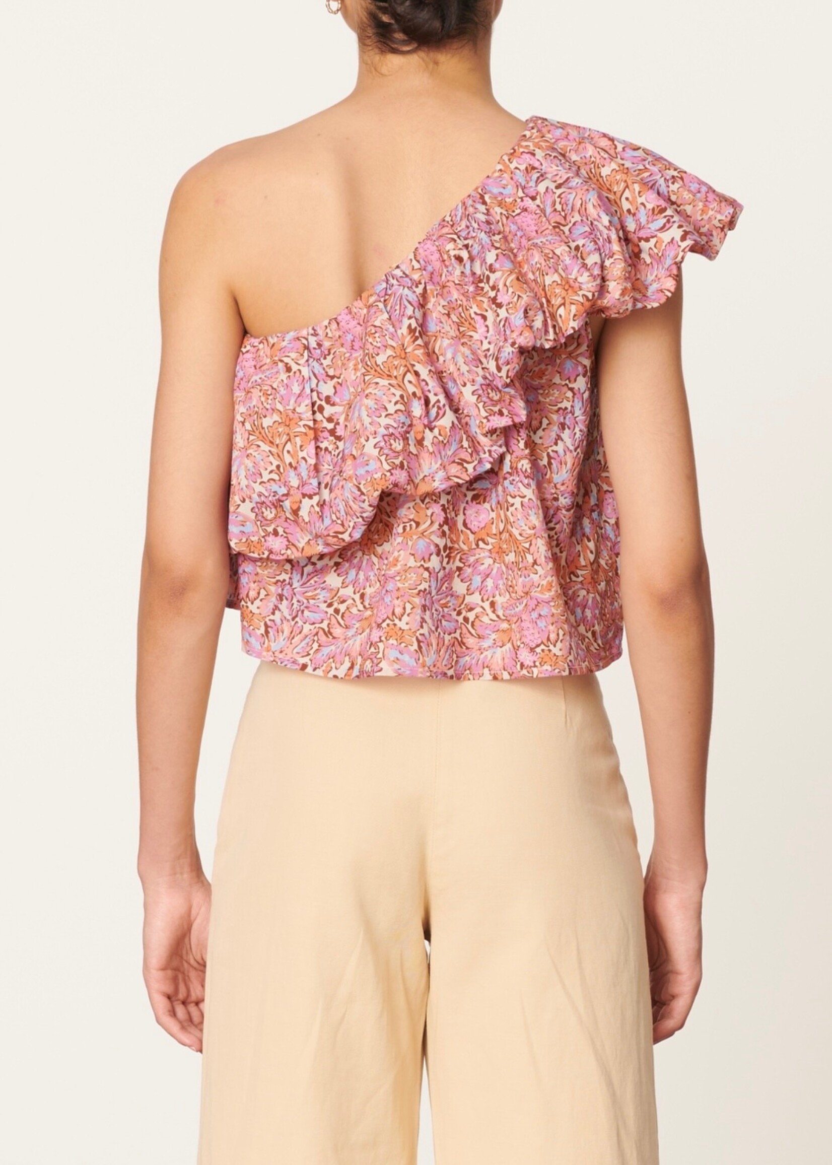 VANESSA BRUNO EOLIA ONE SHOULDER TOP