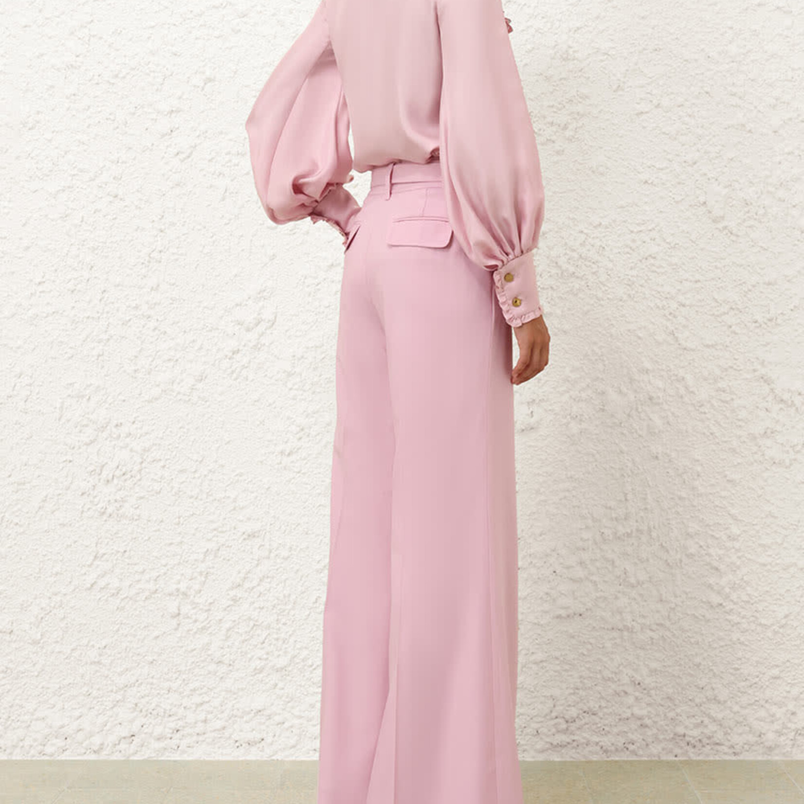 ZIMMERMANN TWILL BOW SHIRT