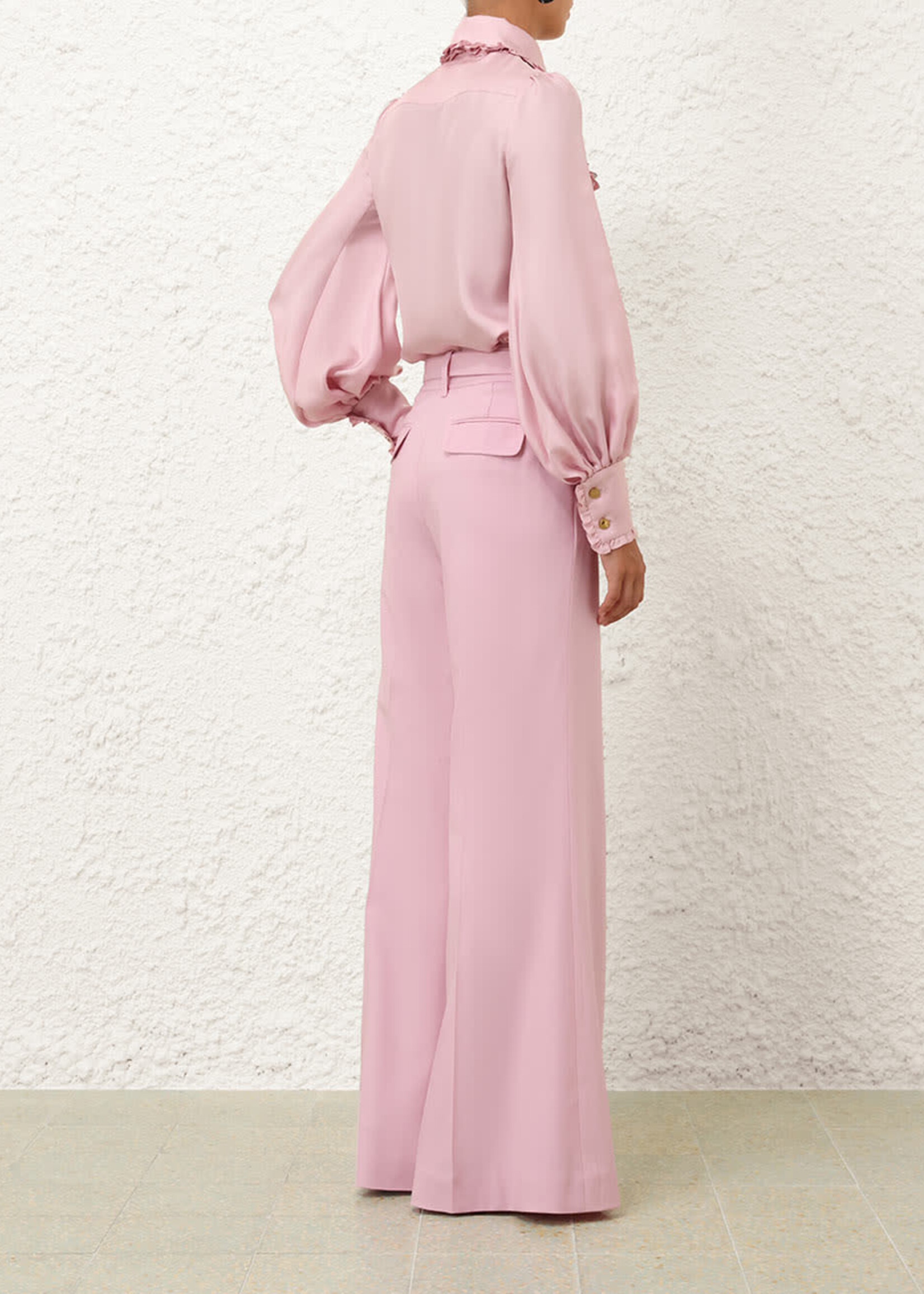 ZIMMERMANN TWILL BOW SHIRT