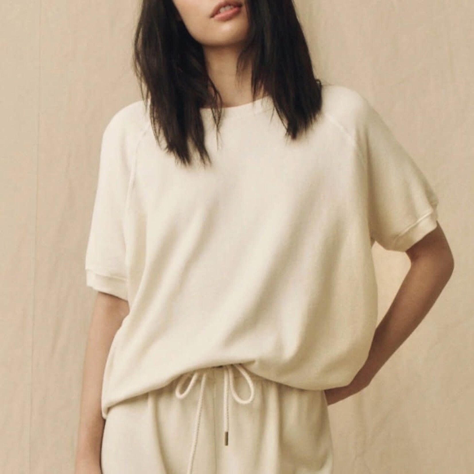 THE GREAT THE SHORT SLEEVE SWEATSHIRT