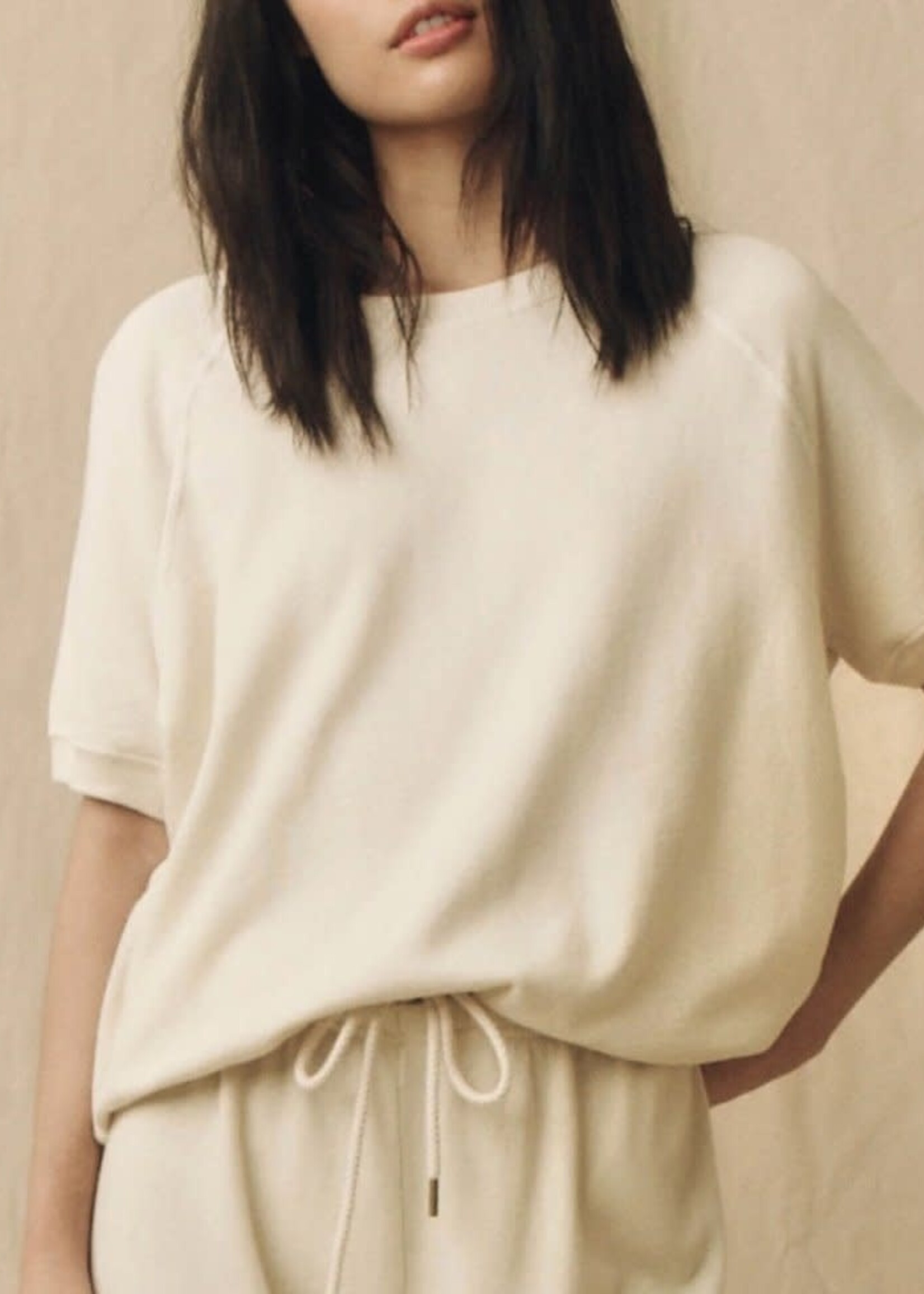 THE GREAT THE SHORT SLEEVE SWEATSHIRT