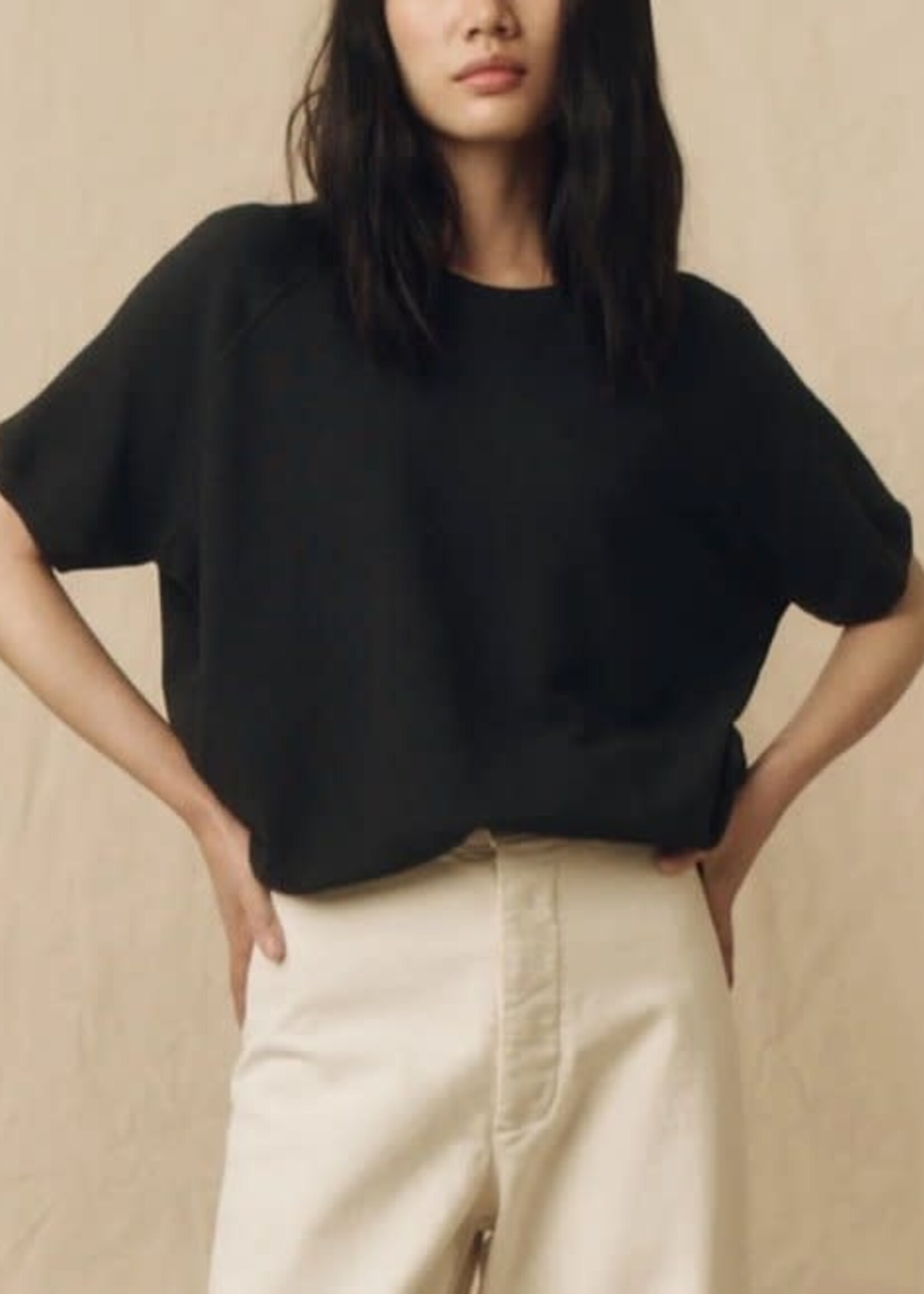 THE GREAT THE SHORT SLEEVE SWEATSHIRT