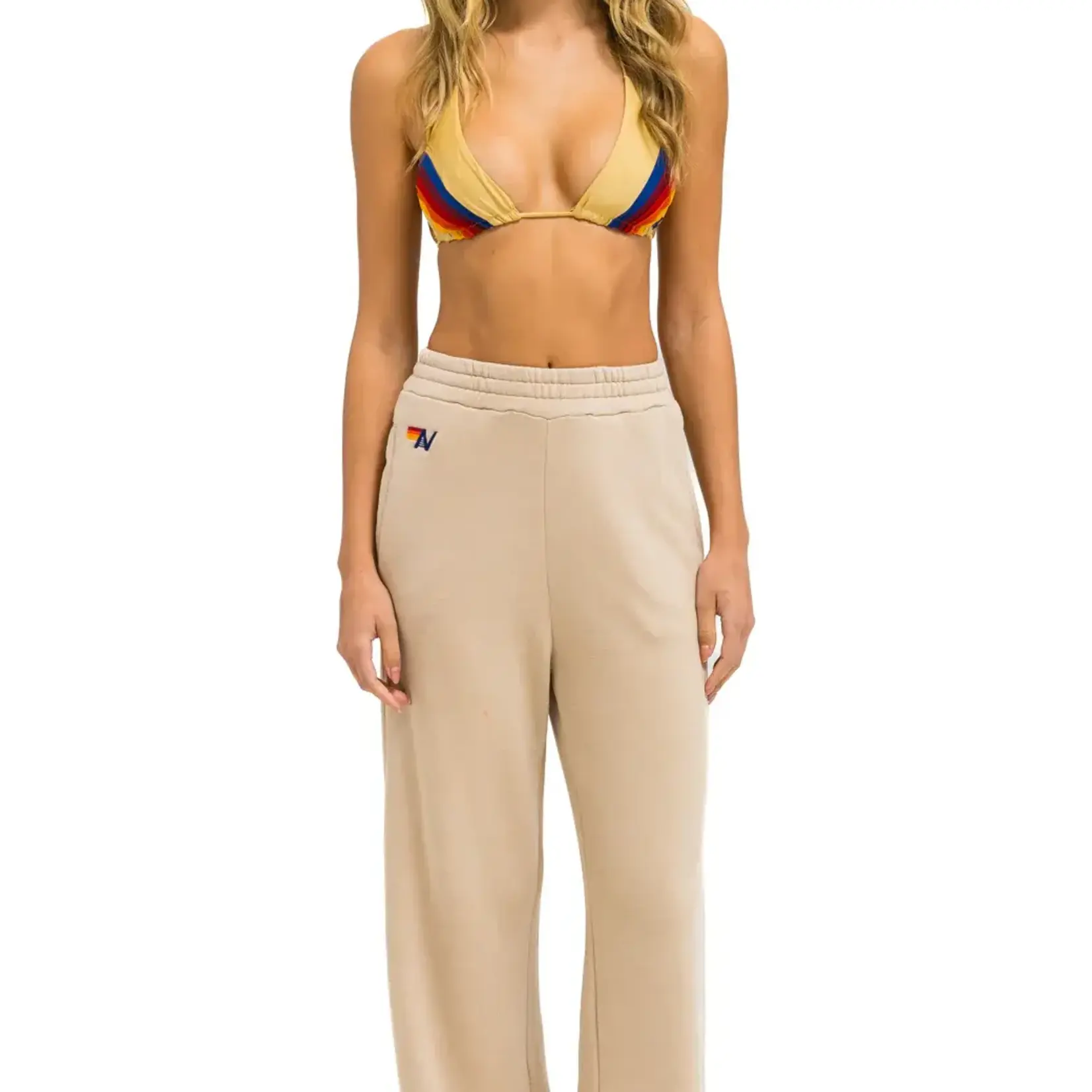 AVIATOR NATION WIDE LEG - WOMENS POCKET SWEATPANTS
