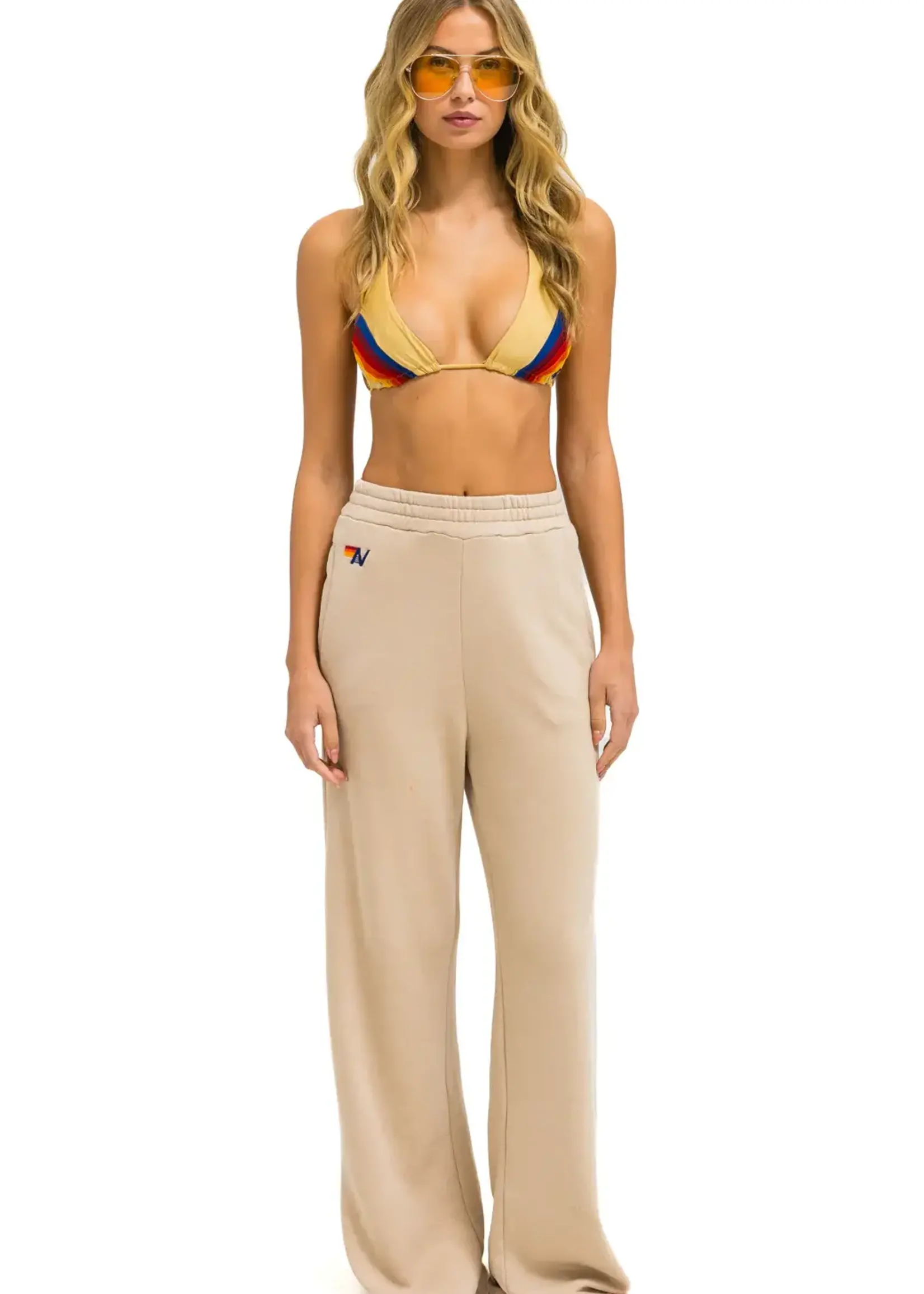 AVIATOR NATION WIDE LEG - WOMENS POCKET SWEATPANTS