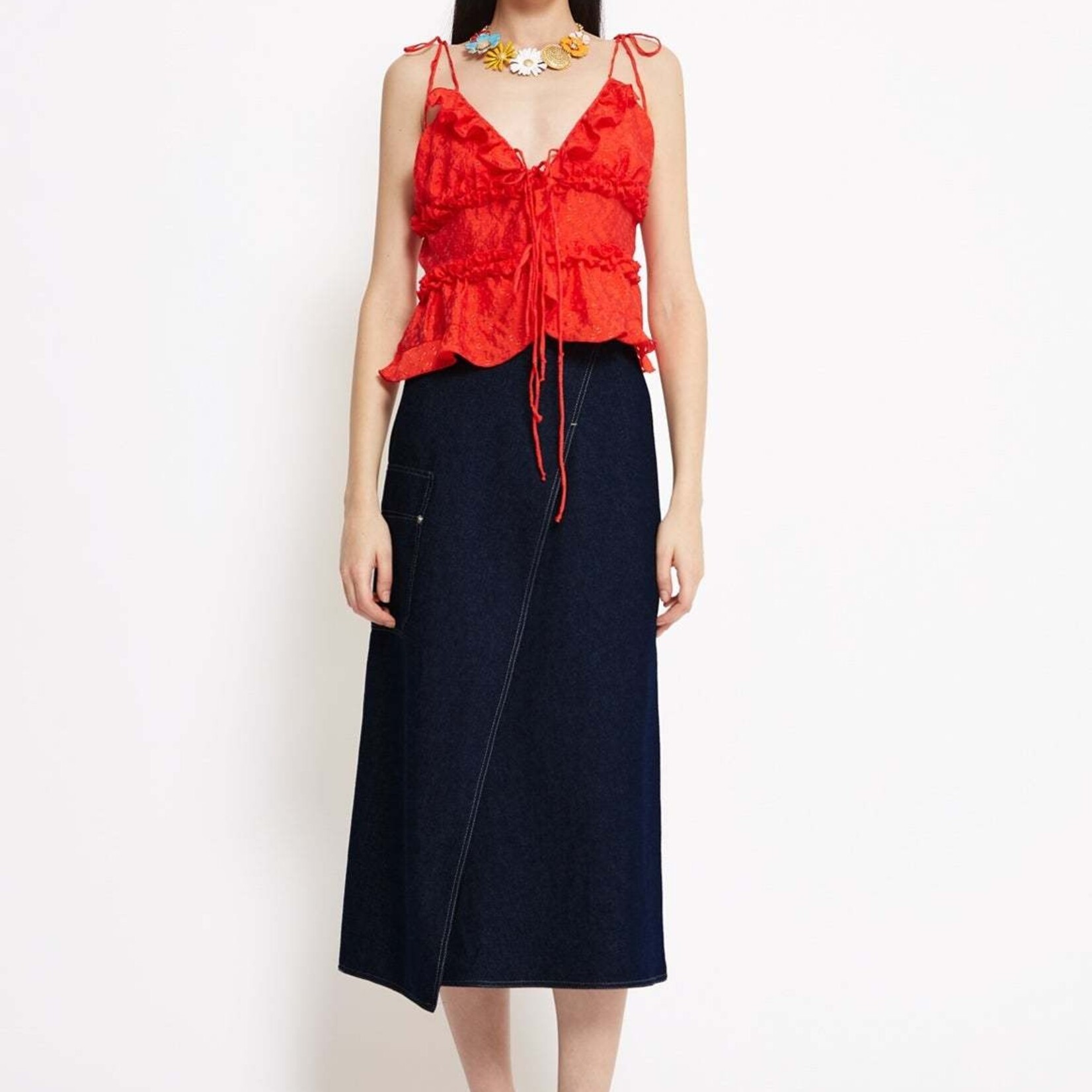 ROSEANNA MARTINE DENIM SKIRT