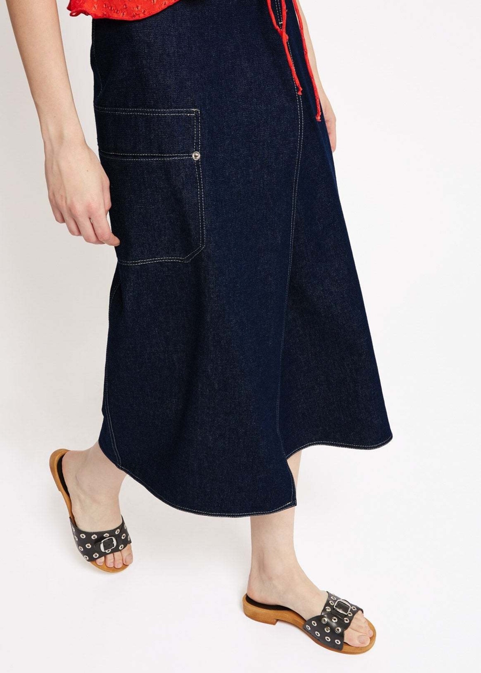 ROSEANNA MARTINE DENIM SKIRT