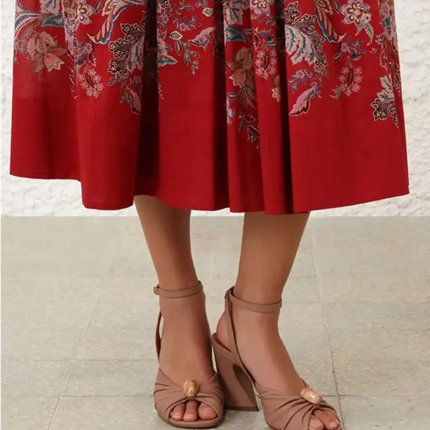 ZIMMERMANN GLEAM SANDAL 85