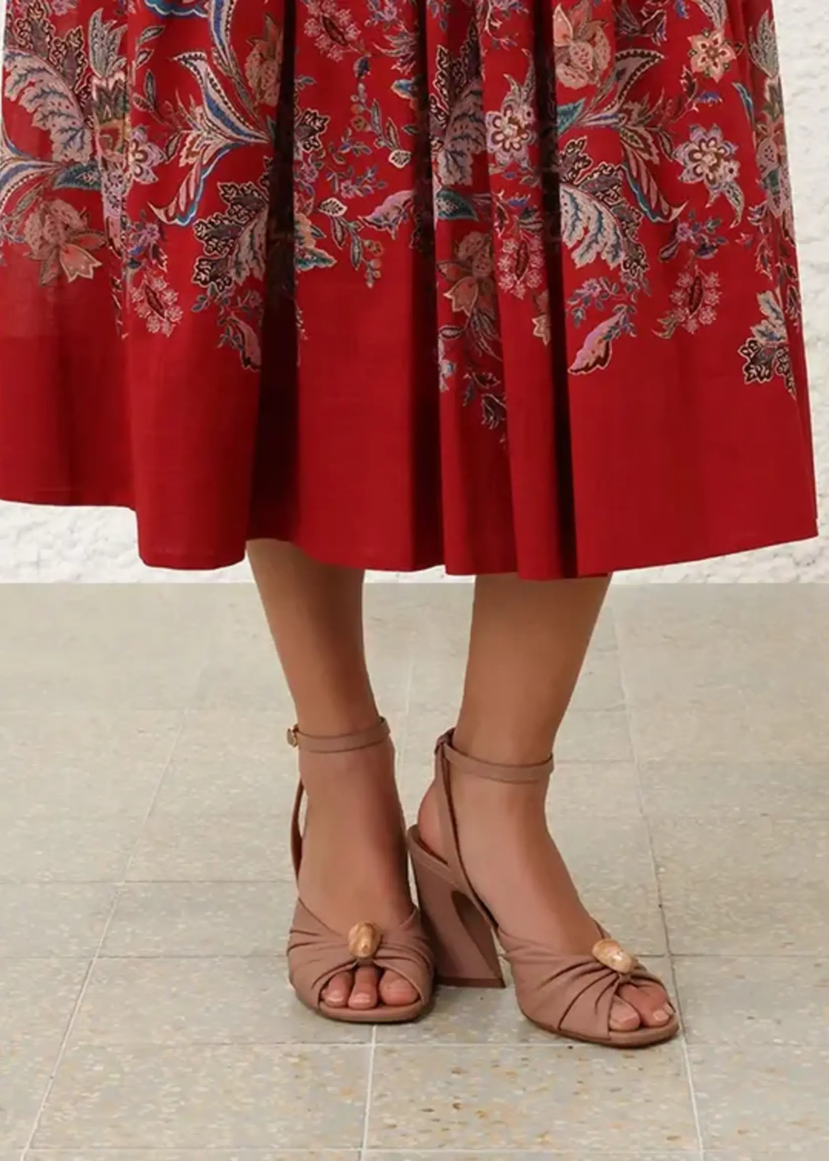 ZIMMERMANN GLEAM SANDAL 85
