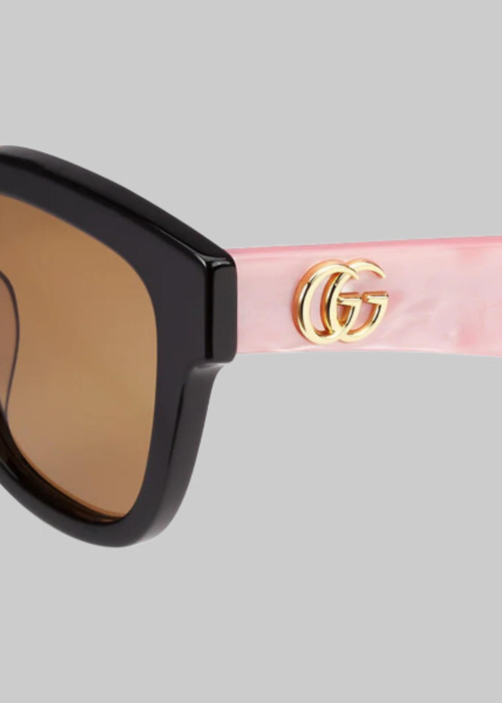 GUCCI PINK PEARL SUNGLASSES ACETATE