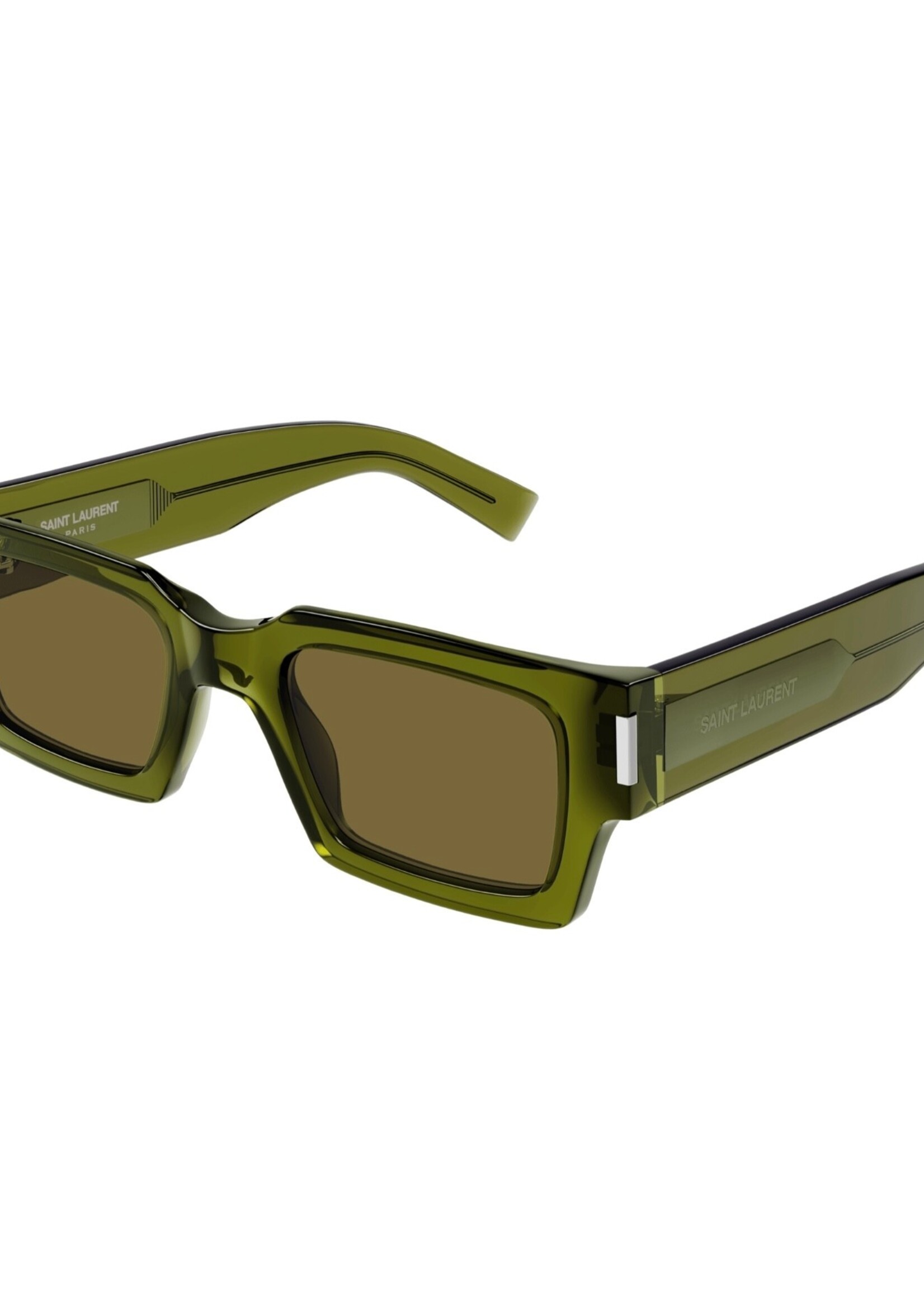 YSL GREEN SQUARE SUNGLASSES