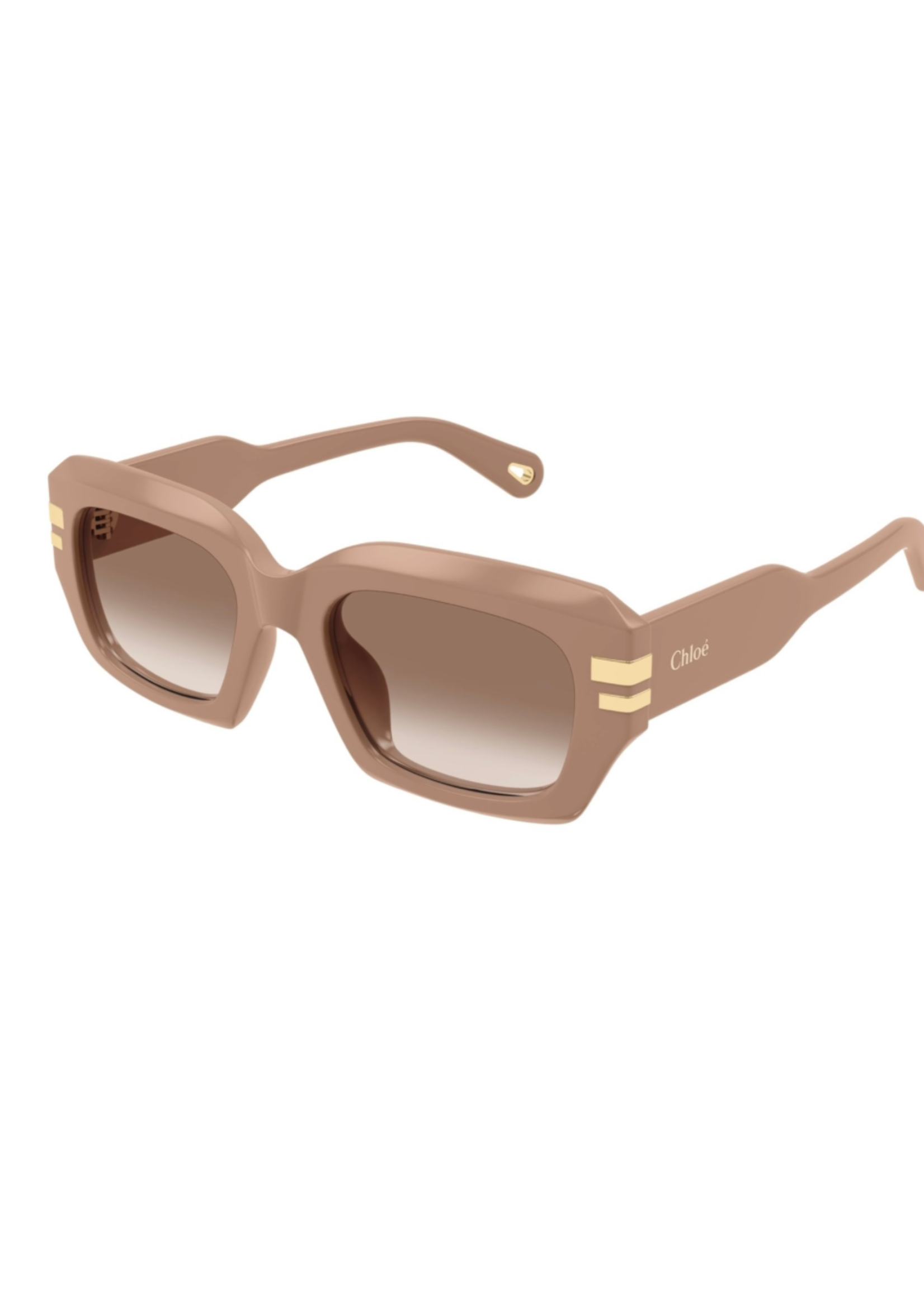 CHLOE NUDE RECYCLED ACETATE SUNGLASSES