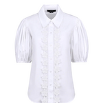 SMYTHE POUF SHORT SLEEVE SHIRT