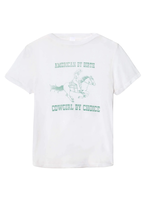 RE/DONE CLASSIC TEE COWGIRL