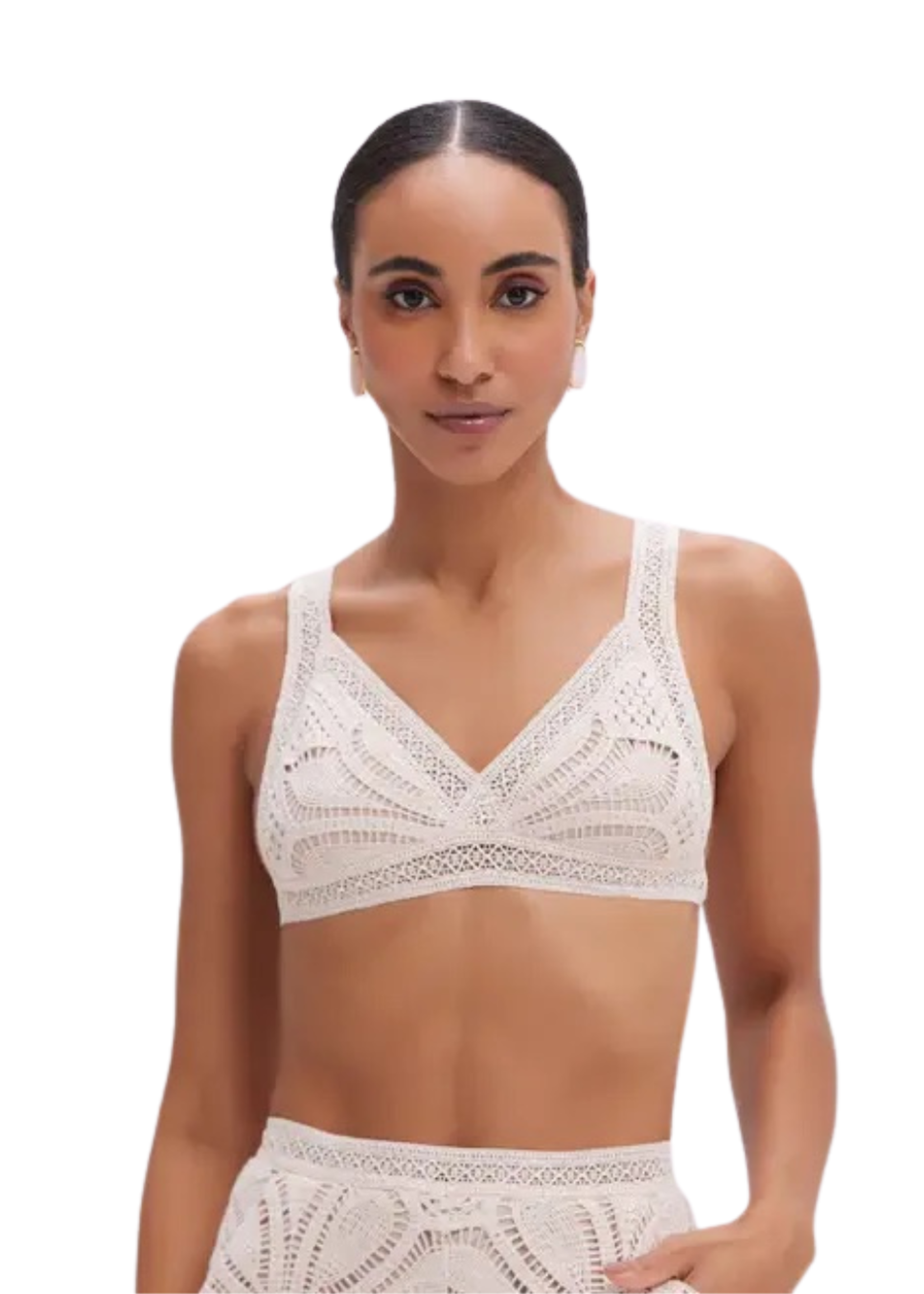 PAT BO CAMILA COELHO CROCHET BRALETTE