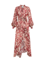 FORTE FORTE NUAGES FLEURIS PRINT CO/SE VOILE OPEN DRESS
