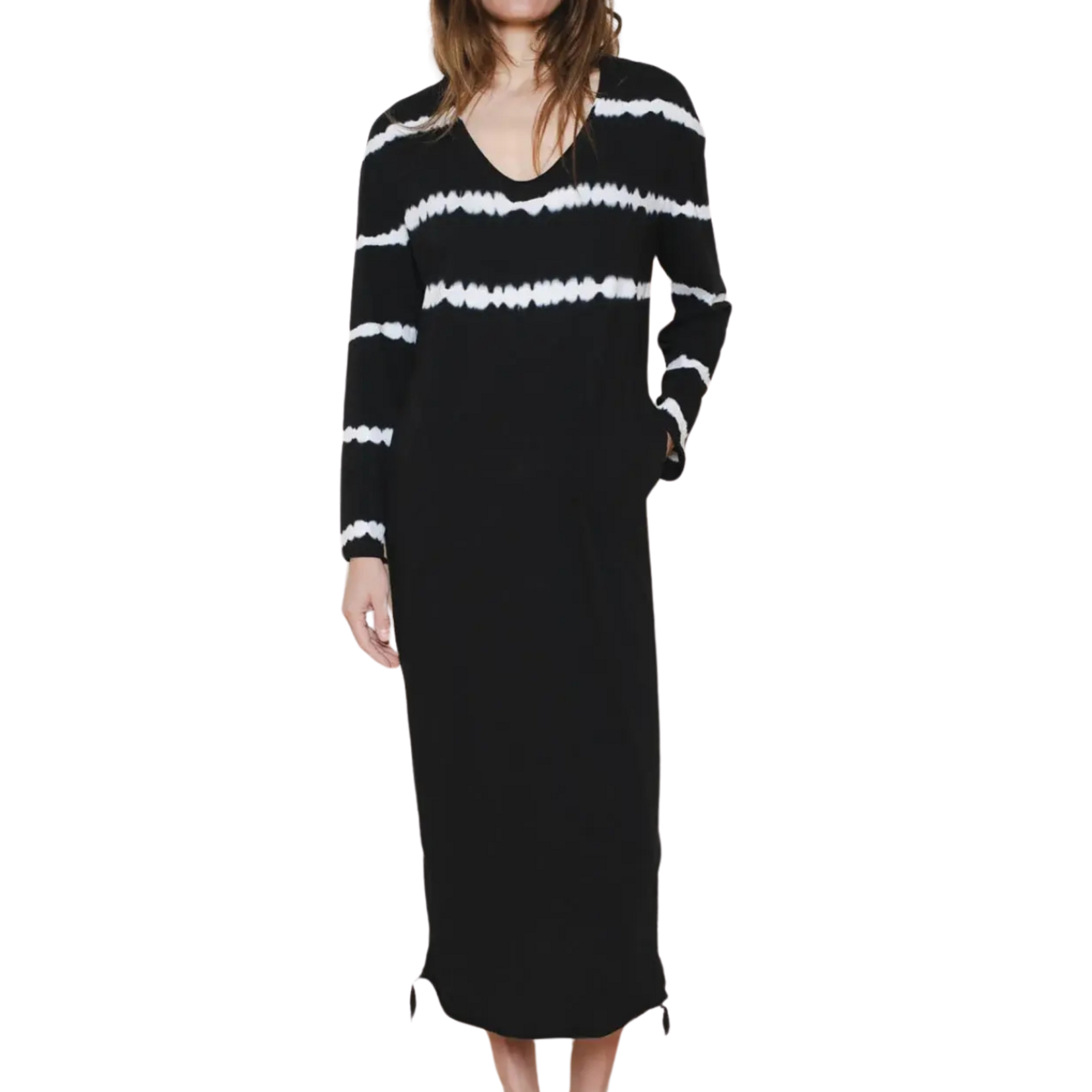 RAQUEL ALLEGRA LONG SLEEVE COCOON DRESS