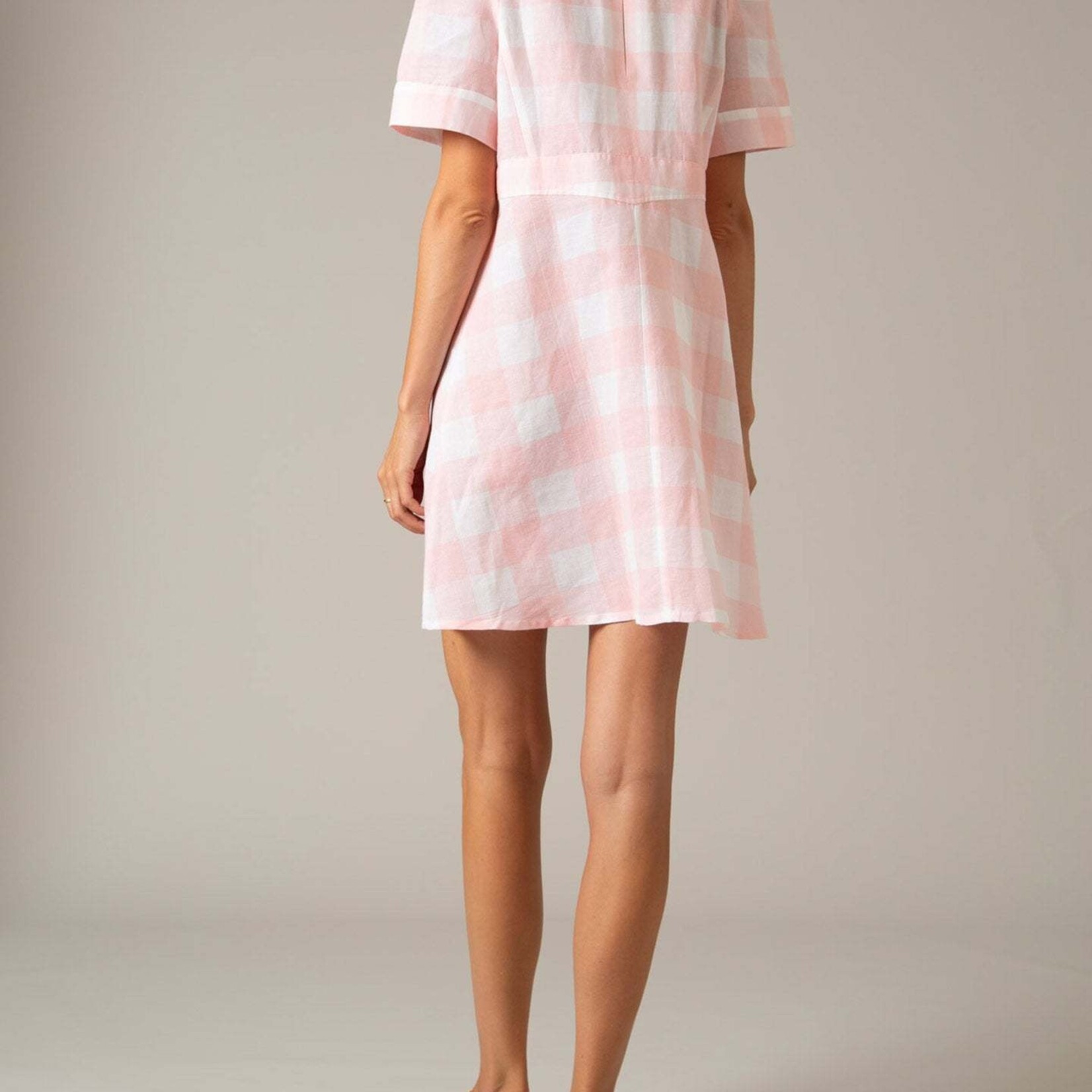 THIERRY COLSON BOA MINI DRESS