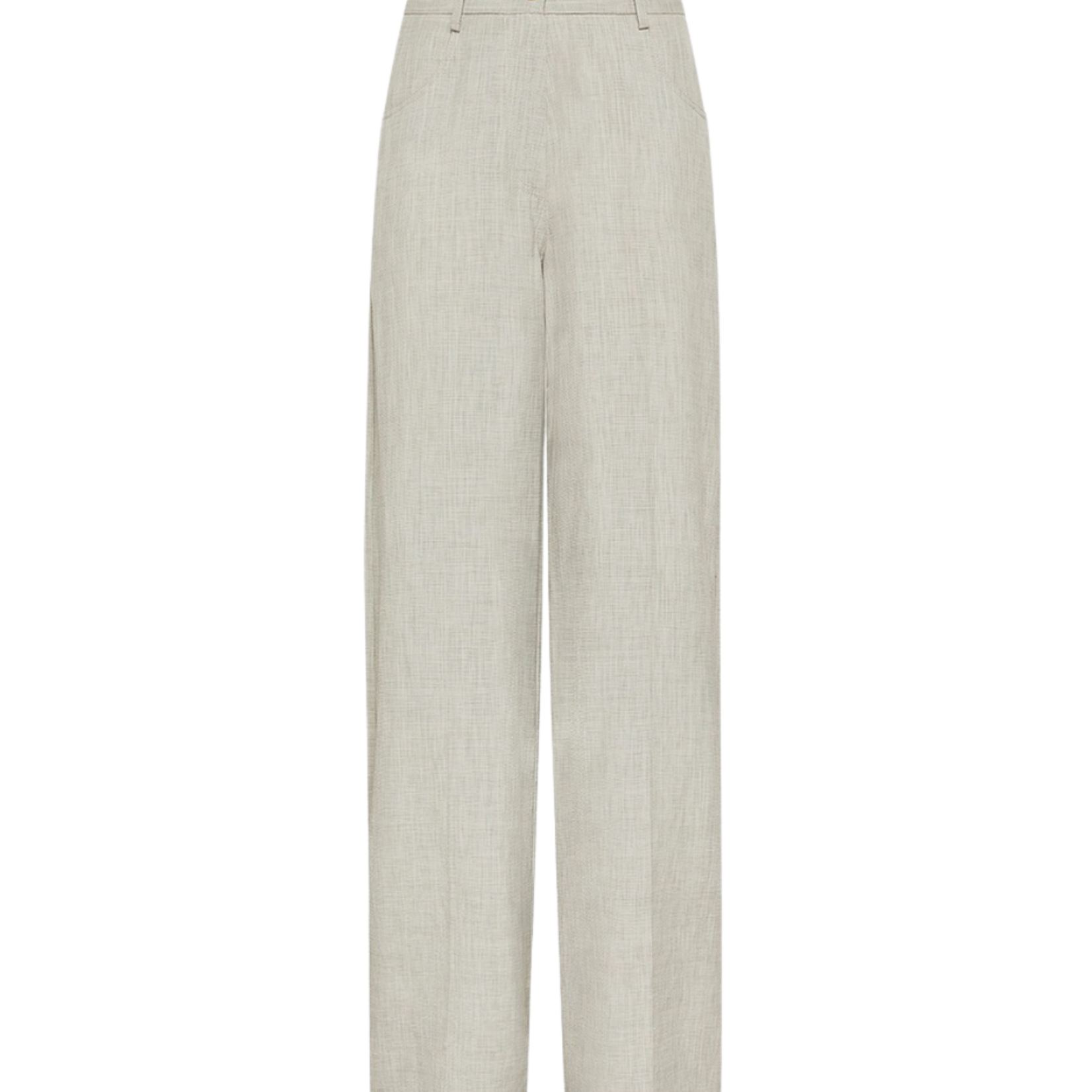 FORTE FORTE VISCOSE LINEN FIL A FIL 5 POCKETS PANTS