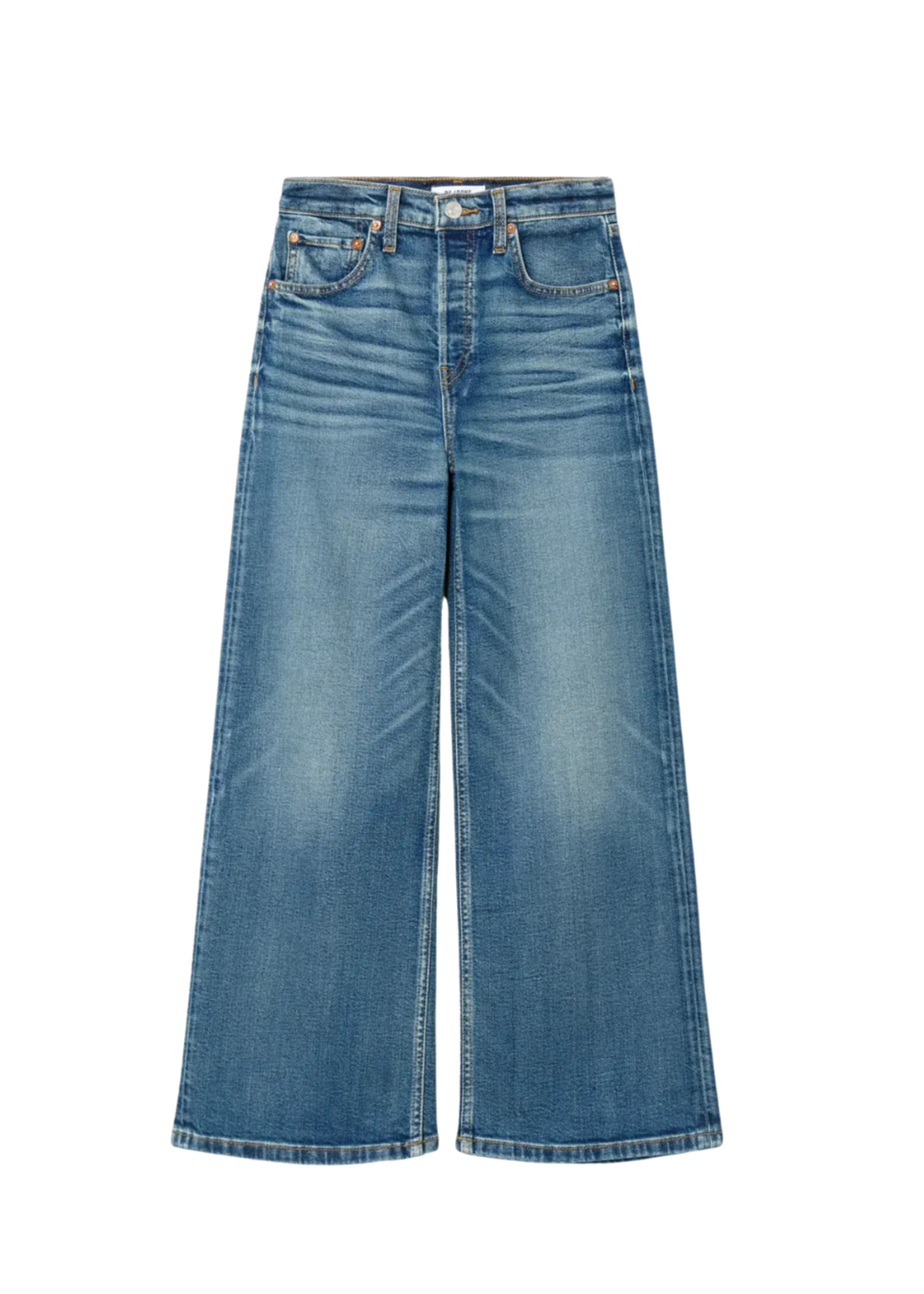 RE/DONE HIGH RISE WIDE LEG CROP
