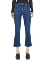 FRAME LE CROP MINI BOOT RAW STAGGER