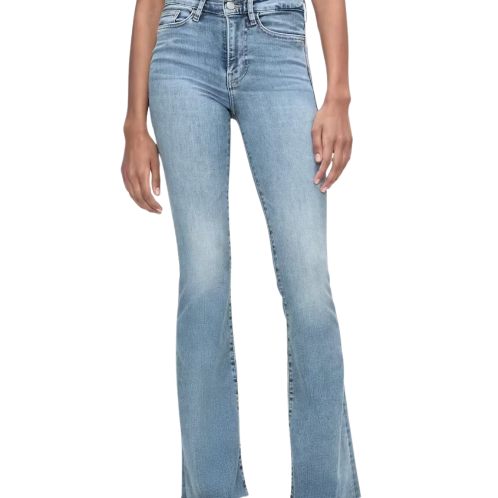 FRAME LE EASY FLARE RAW AFTER