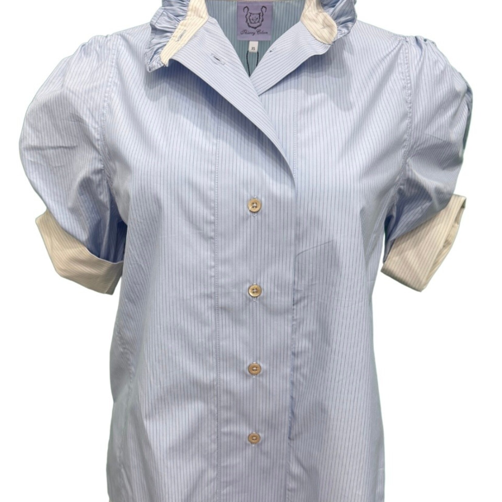 THIERRY COLSON VITA LADY POPLIN BLOUSE