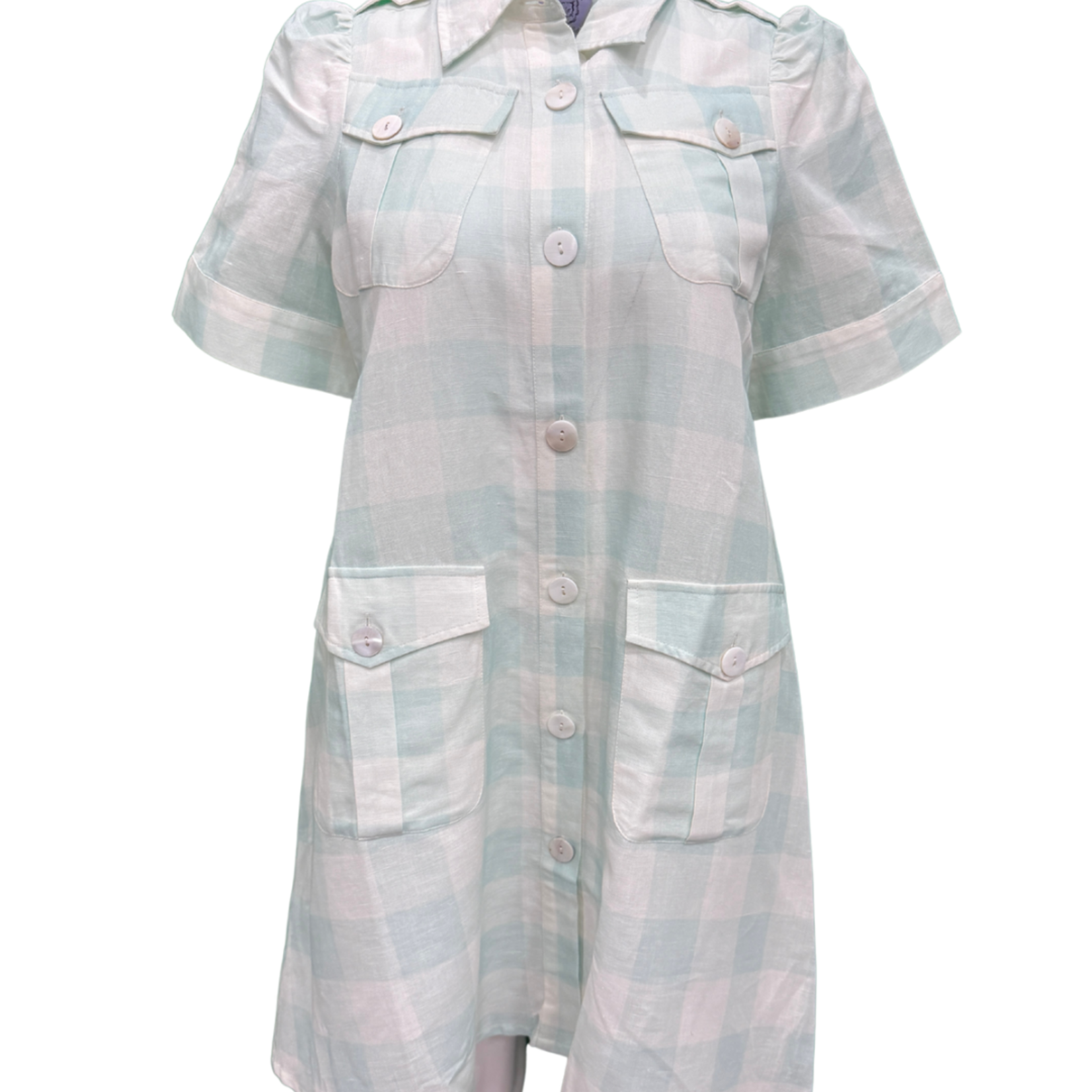 THIERRY COLSON BOA MINI DRESS