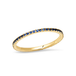ERINESS 14K BLUE SAPPHIRE ETERNITY BAND