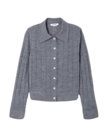 RE/DONE CAROLINE RIB CARDIGAN