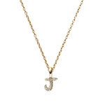 MISSOMA FINE DIAMOND INITIAL MINI PENDANT NECKALCE