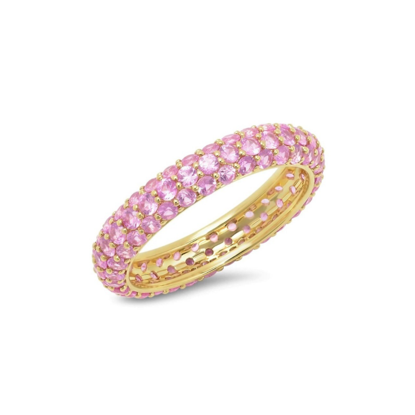 ERINESS PINK SAPPHIRE DOMED RING