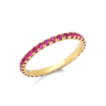ERINESS STANDARD RUBY ETERNITY BAND