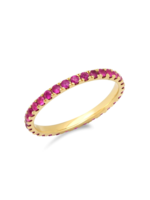 ERINESS STANDARD RUBY ETERNITY BAND