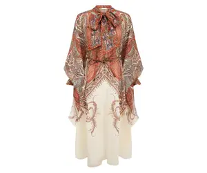 ワンピース ZIMMERMANN RHIANNON LACE MIDI DRESS Zimmermann Cotton Lace-Insert Rhiannon Midi Dress | Harrods US