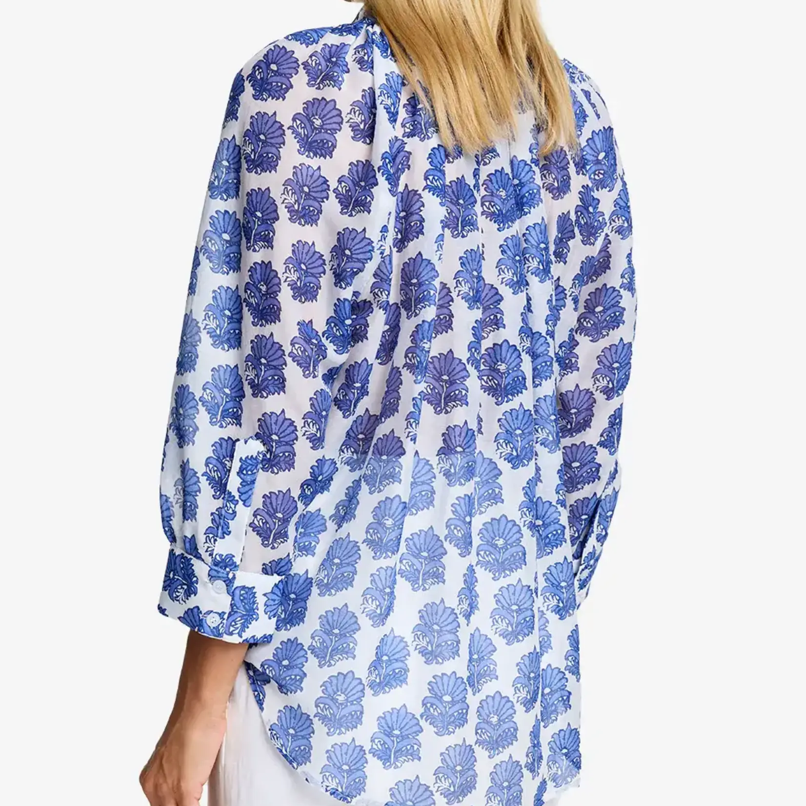 SMYTHE GATHERED BLOUSE