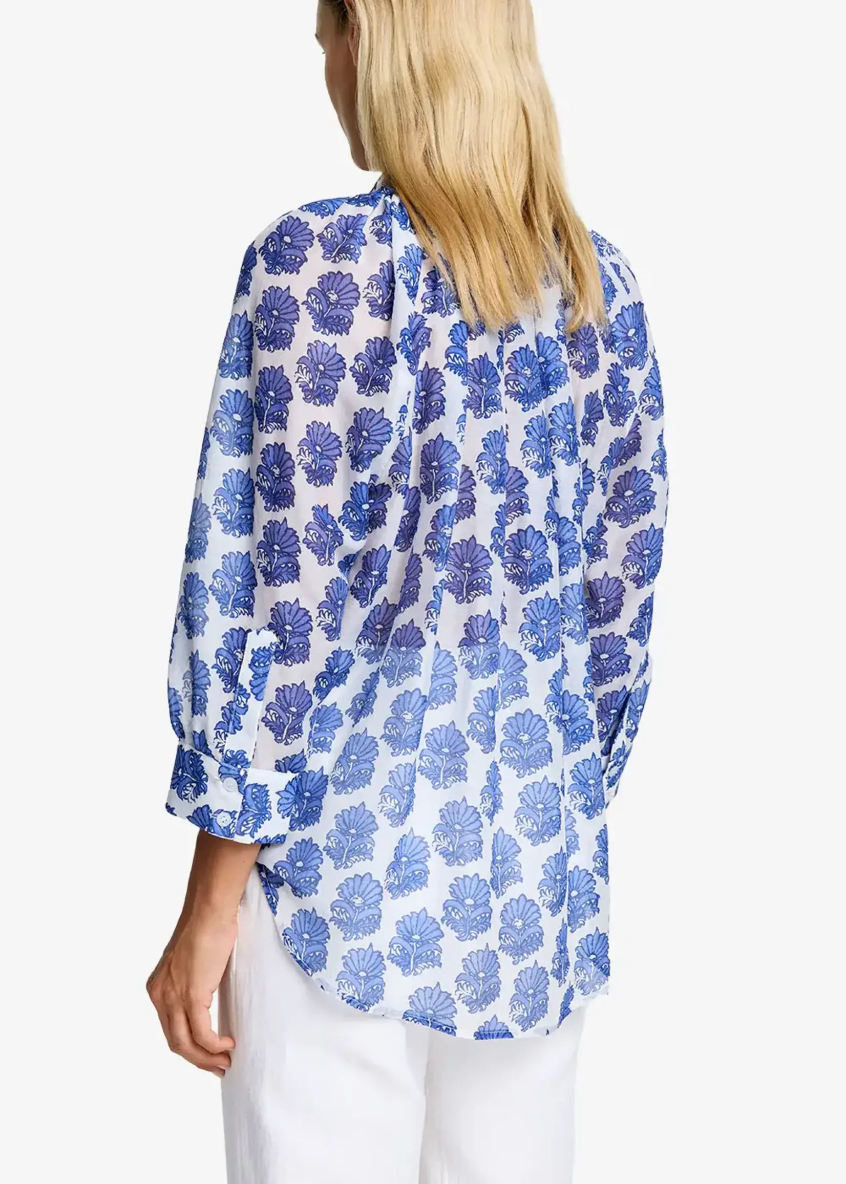 SMYTHE GATHERED BLOUSE